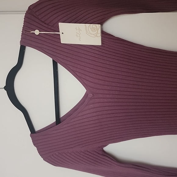 NWT Vitality/Balance Athletica Ribbed Sweater Dress - Picture 2 of 4